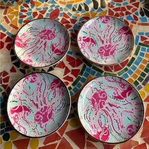 Lilly Pulitzer 🆕 Set of 4 Ceramic Coasters